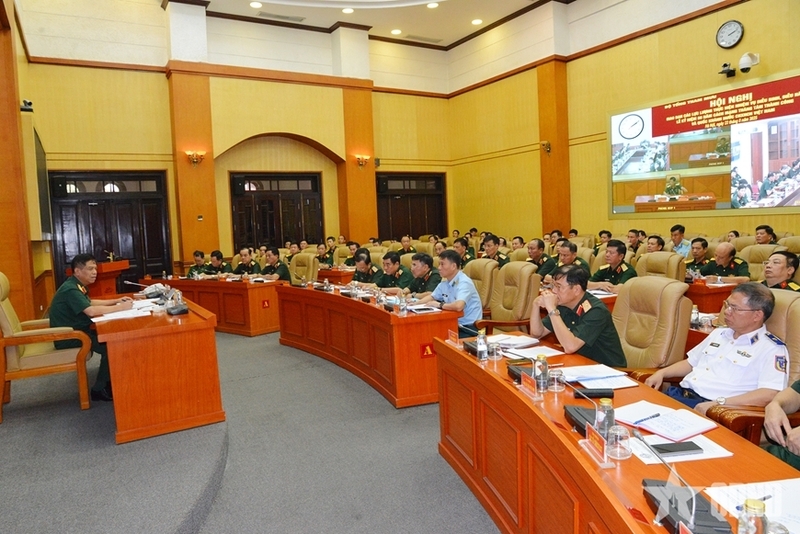 Quang cảnh hội nghị. Ảnh: QĐND