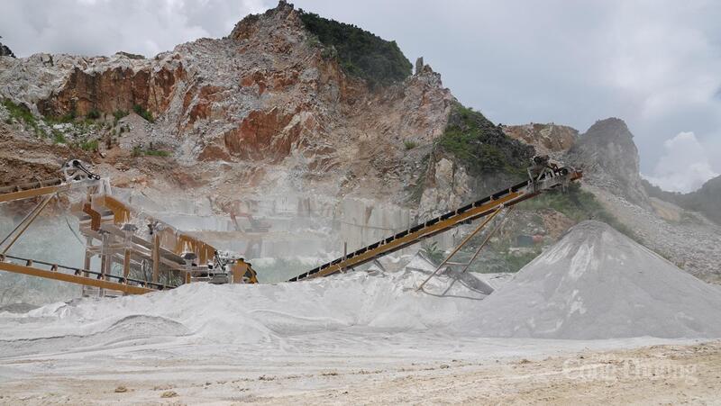 Dây chuyền sản xuất ra cát nhân tạo