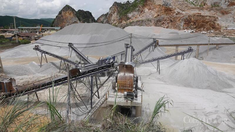 Nhiều doanh nghiệp trên địa bàn tỉnh Thanh Hóa đã lắp đặt dây chuyền và tiêu thụ cát nhân tạo