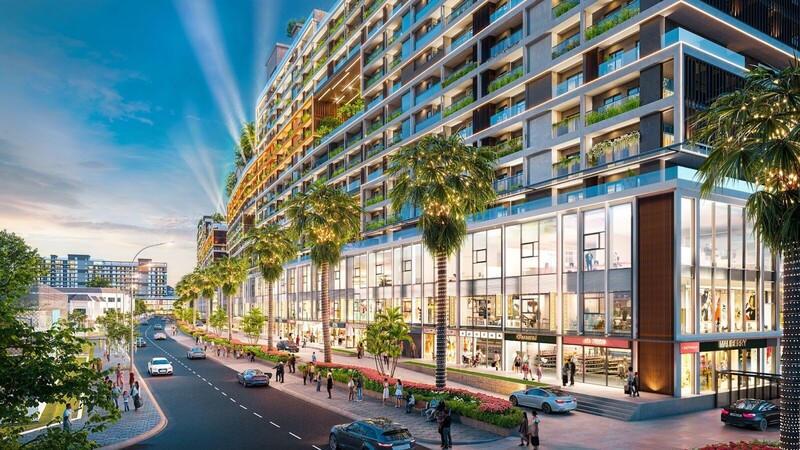HUB thương mại khối đế với đa dạng tiện ích dịch vụ