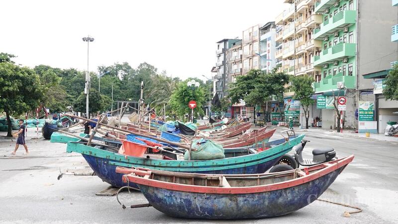 Với sự chuẩn bị khẩn trương, thuyền của các ngư dân sẽ an toàn trước bão số 5