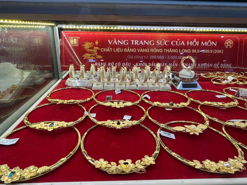 Giá vàng hôm nay ngày 25/08/2025. Ảnh: P.C