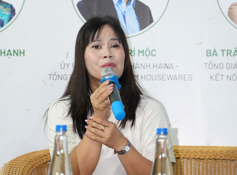 Bà Trần Hoàng Phú Xuân, nhà sáng lập Faslink JSC. Ảnh: Minh Khuê.