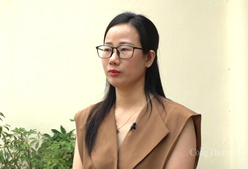 Bà Phạm Thị Thu, cán bộ Sở Công Thương tỉnh Điện Biên