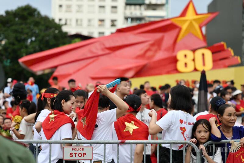 Dàn khí tài đổ bộ về Quảng trường Ba Đình chuẩn bị hợp luyện A80 - 3
