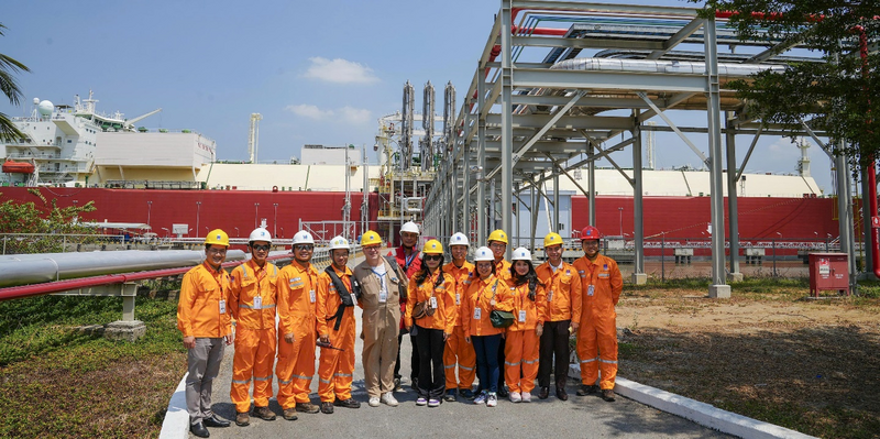 PV GAS LNG đón chuyến tàu mang tên Al Jassasiya chở LNG về Việt Nam (Ảnh PV GAS)