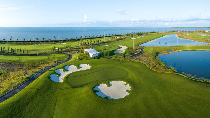 Sân Golf có tầm nhìn Panorama view biển tuyệt đẹp