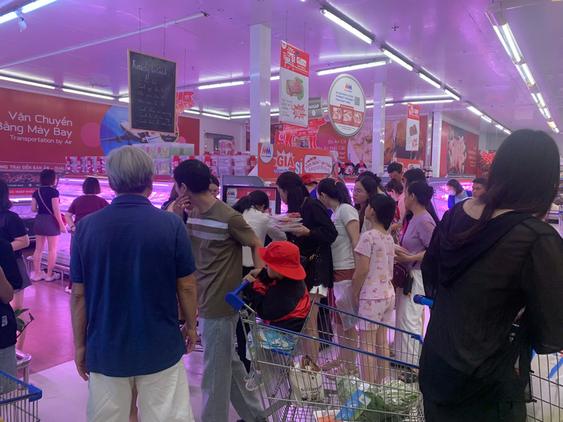 MM Mega Market Đà Nẵng dồi dào hàng hóa phục vụ khách hàng (Ảnh: Phương Giang)