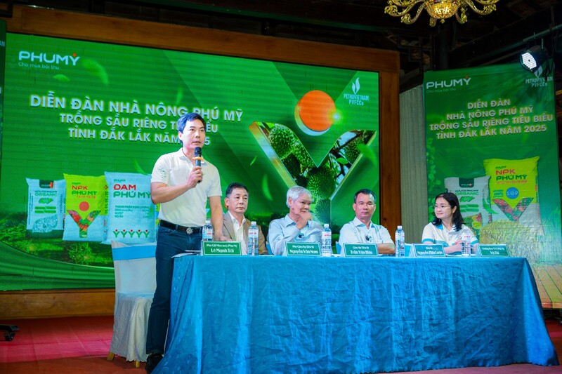 Phú Mỹ tổ chức diễn đàn Nhà nông Phú Mỹ trồng sầu riêng tiêu biểu 2025 (Ảnh Phú Mỹ - PVFCCo)