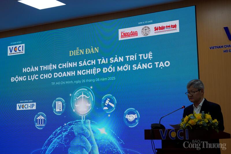 Phó Chủ tịch VCCI Võ Tân Thành phát biểu tại sự kiện.