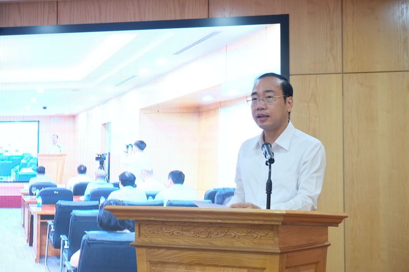 Vụ trưởng Vụ Tổ chức cán bộ Trần Quang Huy. Ảnh: Lê An