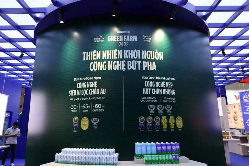 Không chỉ là thương hiệu duy nhất của Đông Nam Á góp mặt trong Top 10 thương hiệu sữa có giá trị nhất thế giới, Vinamilk còn đưa Việt Nam vươn lên Top 5 quốc gia có đóng góp giá trị thương hiệu cao nhất ngành sữa. Ảnh: Nam Nguyễn