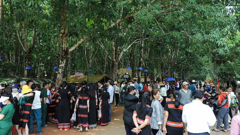 Năm 2024, làng Đăk Răng được công nhận là làng du lịch cộng đồng. Ảnh: Thái Lâm