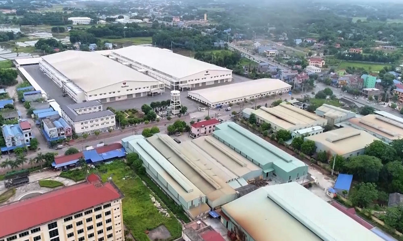 Cụm công nghiệp Nguyên Gon có tổng vốn đầu tư gần 100 tỷ đồng. Ảnh: Trần Quyền