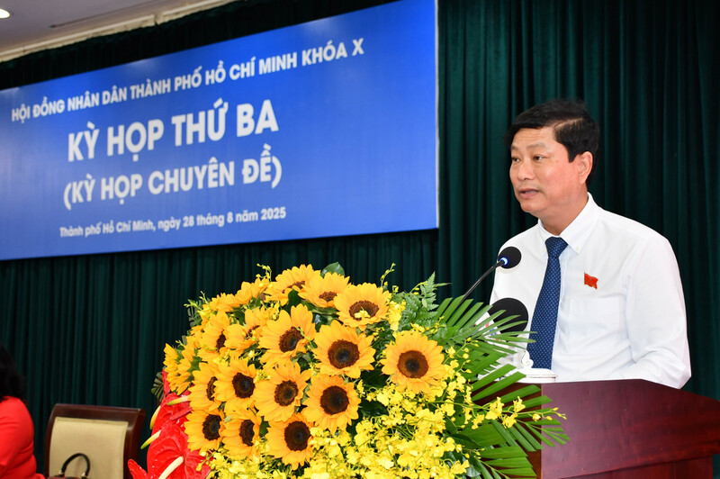 Ông Võ Văn Minh, Chủ tịch HĐND TP. Hồ Chí Minh. Ảnh: Thanh Minh.