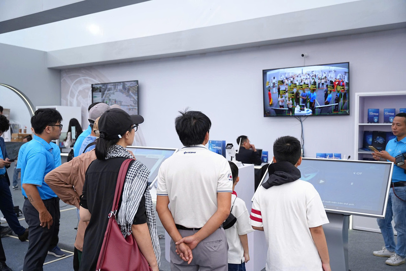 Giải pháp camera giám sát nhận diện người tham dự sự kiện. Ảnh: Q.N