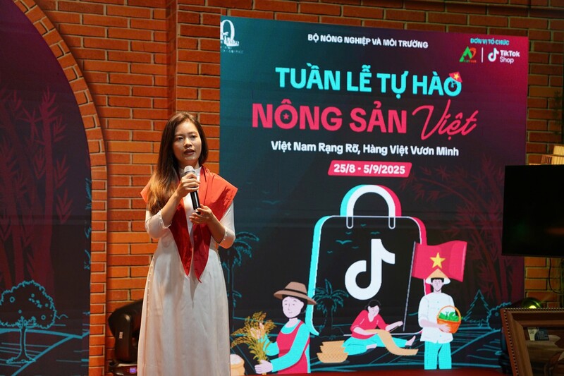 Bà Trần Thị Tân, Giám đốc Trách nhiệm Xã hội TikTok Shop