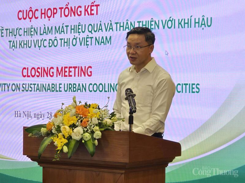 Ông Lê Ngọc Tuấn - Phó Cục trưởng Cục Biến đổi khí hậu