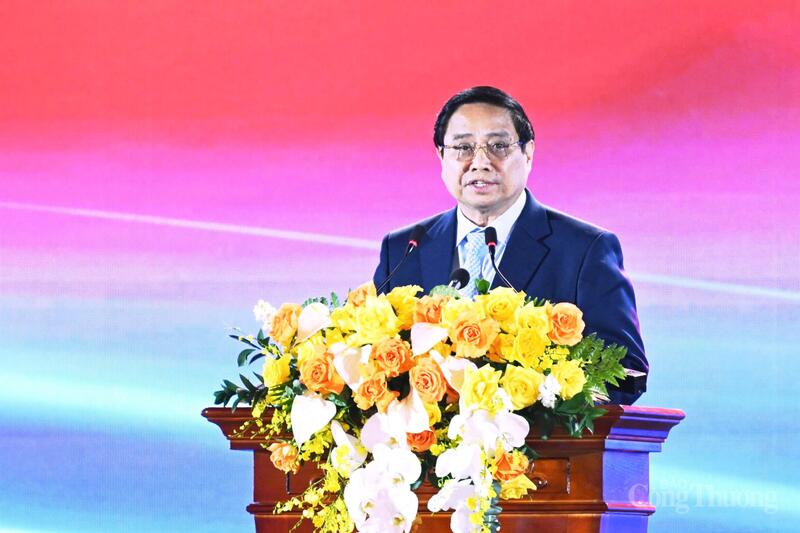Thủ tướng Chính phủ Phạm Minh Chính phát biểu tại lễ khai mạc.