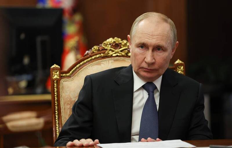 Tổng thống Putin tại Văn phòng Báo chí và Thông tin Tổng thống Nga. Ảnh: Tass