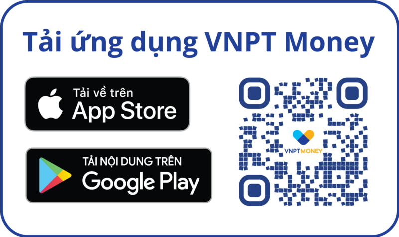 Trường hợp đã có VNeID nhưng chưa có VNPT Money, khách hàng có thể tải ứng dụng VNPT Money bằng cách quét mã QR dưới đây