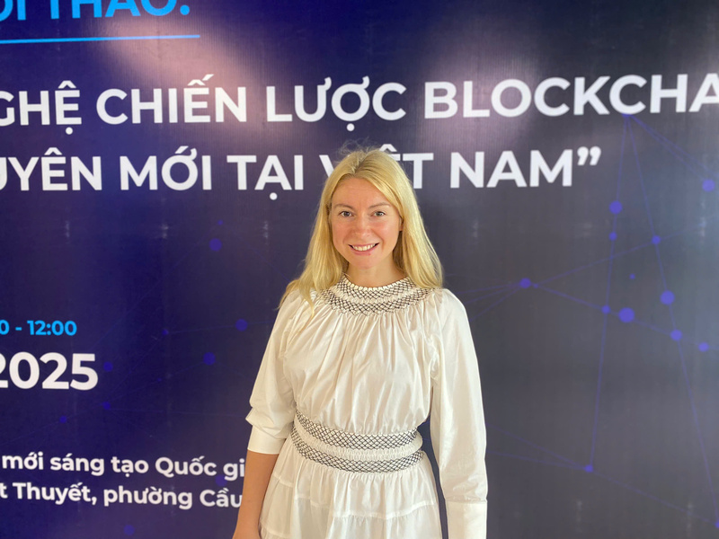 Bà Anastasia Kalinina đánh giá cao môi trường đầu tư tại Việt Nam. Ảnh: Nguyễn Hòa