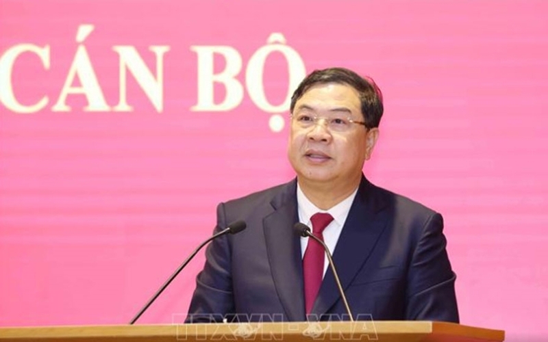 Đồng chí Phạm Gia Túc, Ủy viên Trung ương Đảng, Phó Chánh Văn phòng Trung ương Đảng giữ chức Chánh Văn phòng Trung ương Đảng. Ảnh: TTXVN