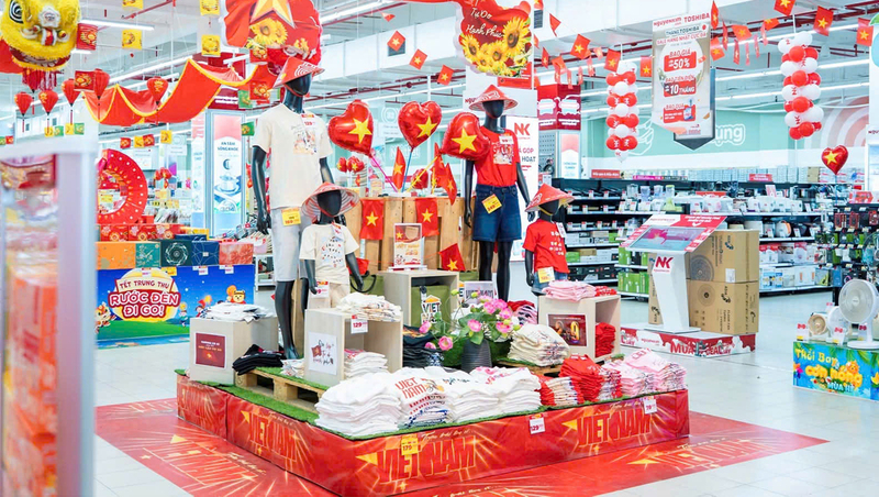 Trên 90% hàng hóa bày bán tại hệ thống Central Retail Việt Nam là sản phẩm sản xuất trong nước. Ảnh: Vũ Tân