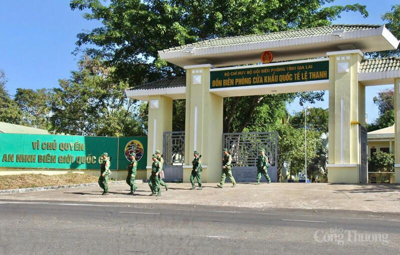 Đồn Biên phòng Cửa khẩu quốc tế Lệ Thanh. Ảnh: Hiền Mai