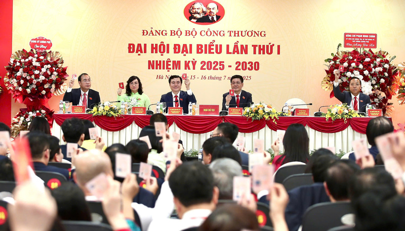 Đại hội đại biểu Đảng bộ Bộ Công Thương diễn ra trong 2 ngày 15 và 16/7/2025 đã xác định nhiều nhiệm vụ trọng tâm, đột phá chiến lược. Ảnh: Cấn Dũng