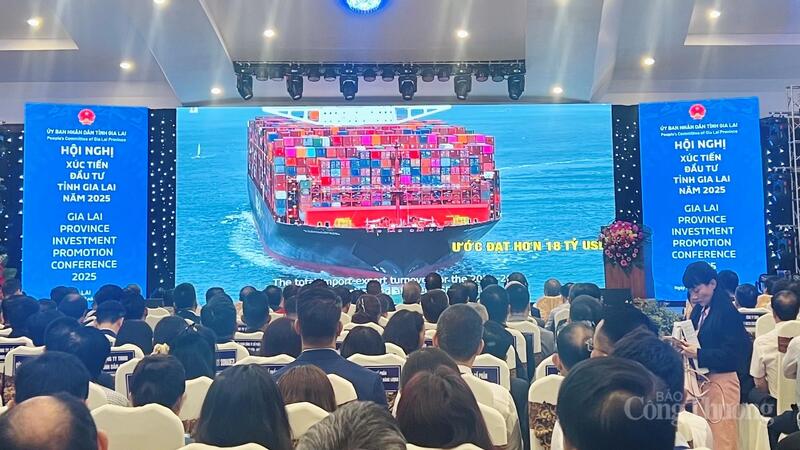 Hội nghị xúc tiến đầu tư và thương mại năm 2025. Ảnh: Hiền Mai