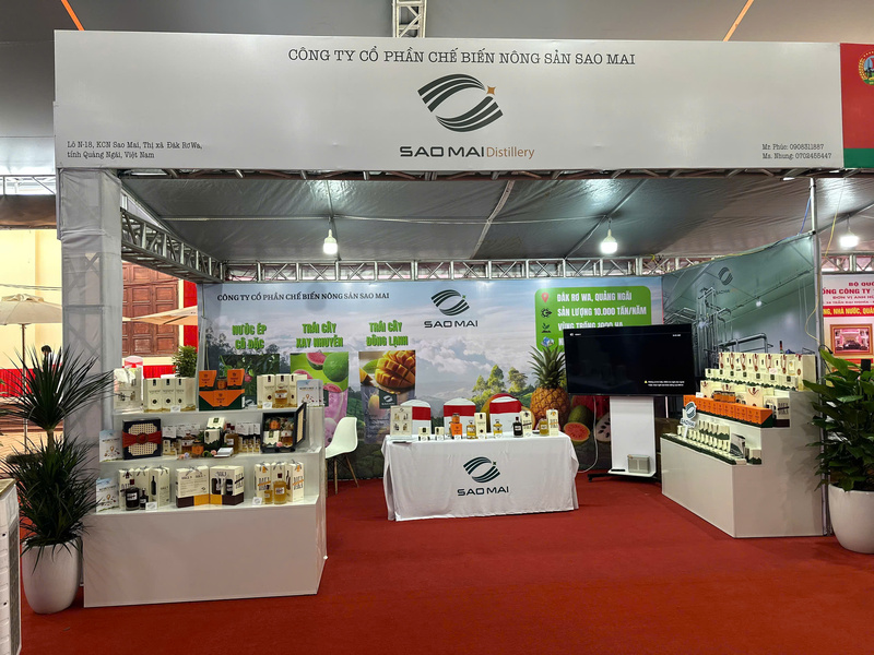 Sao Mai tích cực tham gia các hội chợ quốc tế uy tín như Thaifex, Anuga, Vietnam Expo