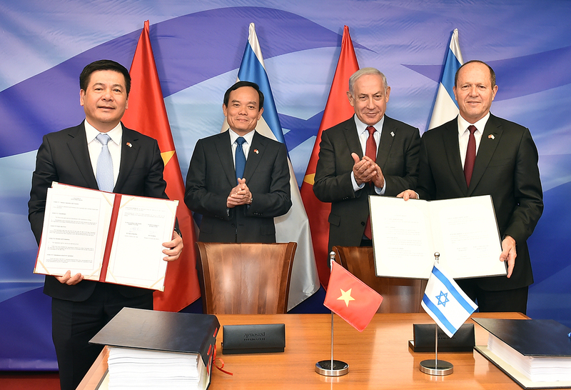 Ngày 25/7/2023, Việt Nam - Israel đã ký kết Hiệp định thương mại tự do và trở thành hiệp định thương mại tự do thứ 16 giữa Việt Nam với các đối tác toàn cầu.