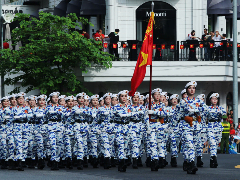 Khối nữ sĩ quan Quân y