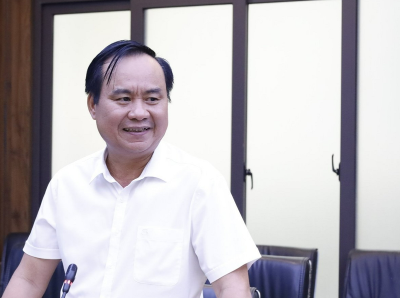 Thứ trưởng Bộ Nông nghiệp và Môi trường Võ Văn Hưng cho rằng mục tiêu lớn nhất là nông thôn phải khởi sắc, người dân có cuộc sống ấm no, nông nghiệp ngày càng hiện đại. Ảnh: Hoàng Hiền.
