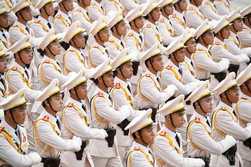 Khối nam sĩ quan cảnh vệ