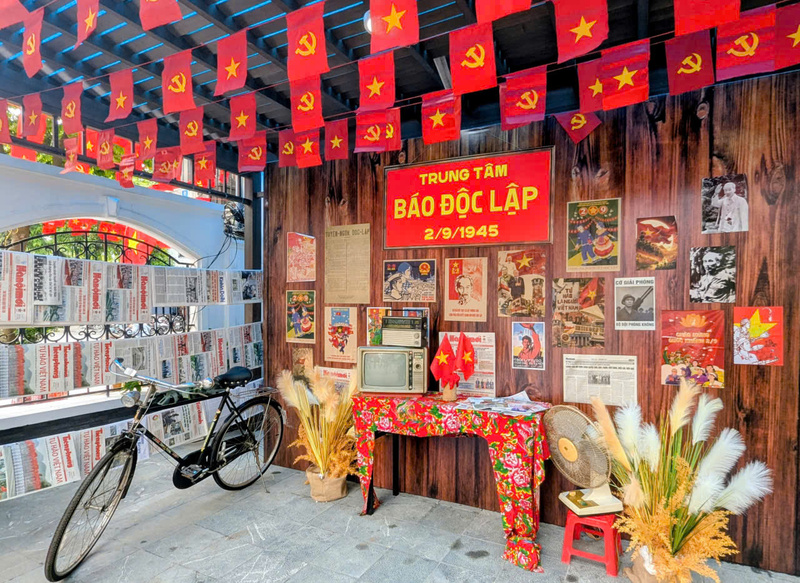 Không khí ngày Đại lễ lan toả trên mỗi không gian của đất nước. Ảnh: QL