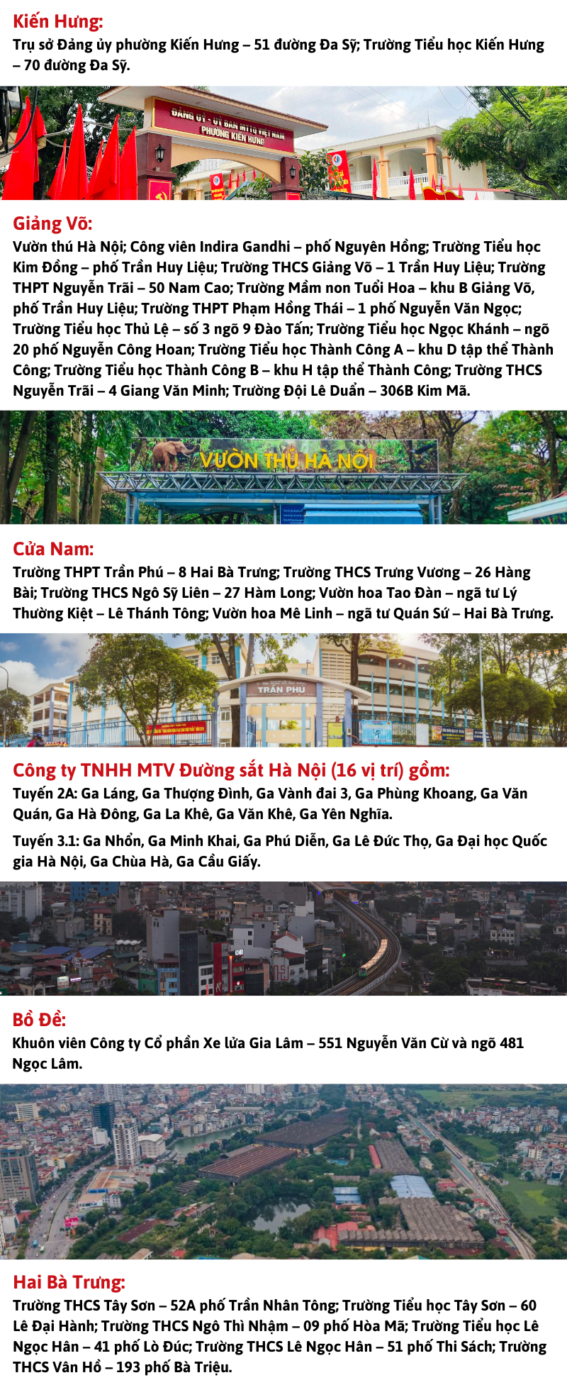 Infographic |Danh sách các điểm gửi xe miễn phí khi xem diễu binh, diễu hành 2/9 - 4