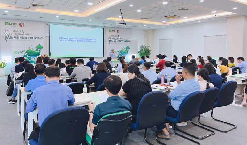Khu công nghiệp Long Hậu tập huấn về quy định pháp luật về bảo vệ môi trường