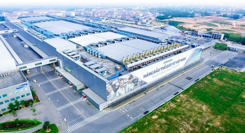 Hình ảnh nhà máy Samsung Electronics Vietnam Thái Nguyên - Ảnh: Ngọc Thắng