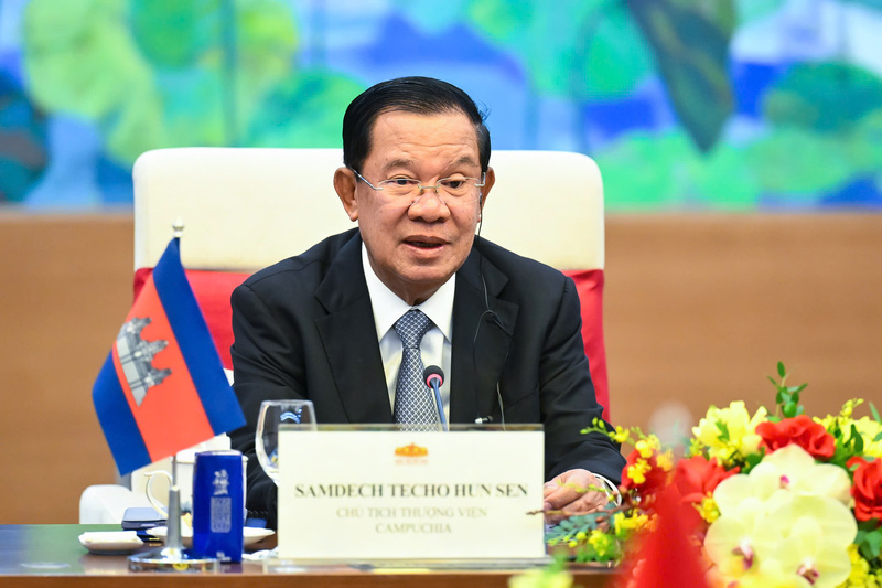 Chủ tịch Đảng Nhân dân Campuchia, Chủ tịch Thượng viện Campuchia Samdech Techo Hun Sen. Ảnh: VPQH