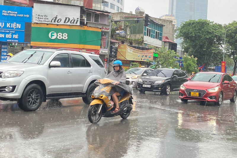 Hà Nội dự báo có mưa. Ảnh minh hoạ