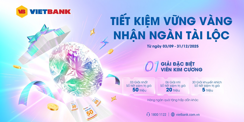 'Săn' kim cương nửa tỷ đồng khi gửi tiết kiệm tại Vietbank - 1