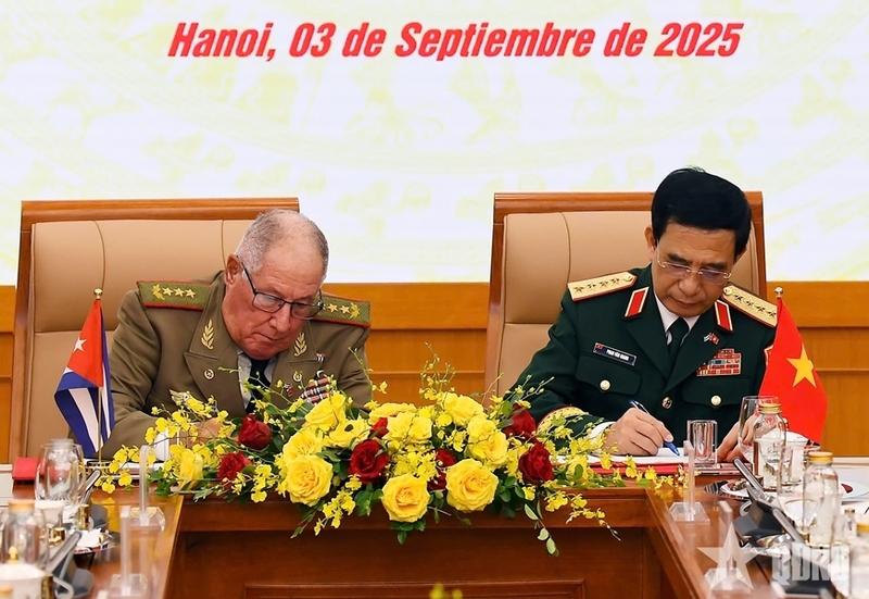 Ký kết hợp tác quốc phòng 3 năm giữa Việt Nam - Cuba - 6