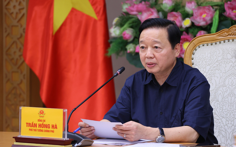 Phó Thủ tướng Trần Hồng Hà. Ảnh: VGP/AT