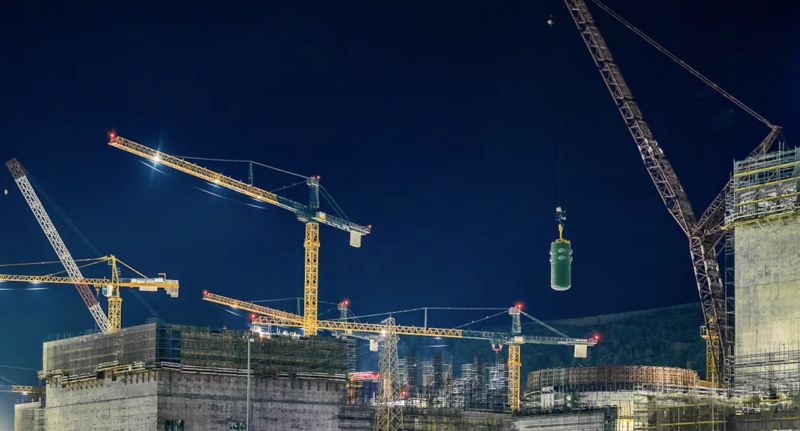 Công trình dự án Nhà máy điện hạt nhân Akkuyu tại Thổ Nhĩ Kỳ. Ảnh: Nucnet