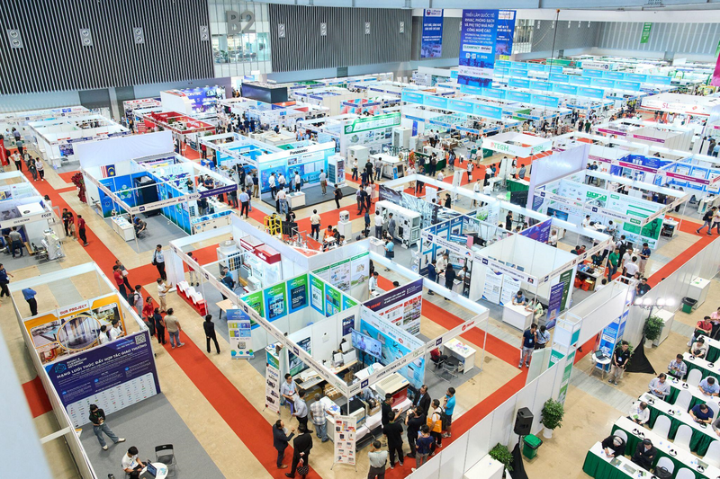 Hàng trăm gian hàng HVACR và phòng sạch tại Cleanfact & RHVAC Vietnam 2024