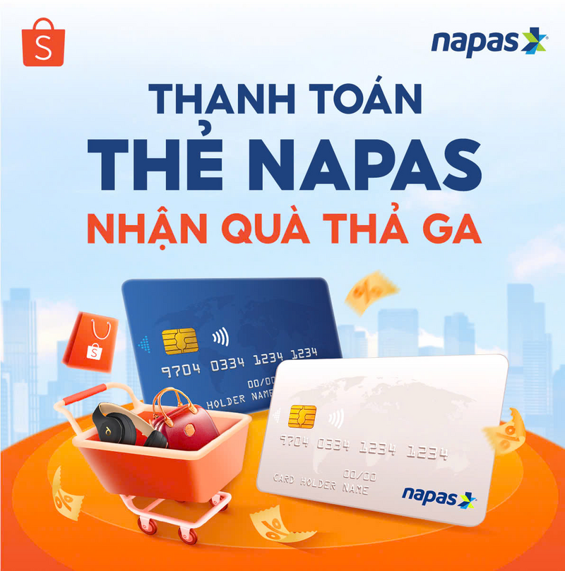 Với đơn hàng từ 250.000 đồng trở lên và thanh toán bằng thẻ NAPAS sẽ nhận được 01 mã ưu đãi trị giá 50.000 đồng