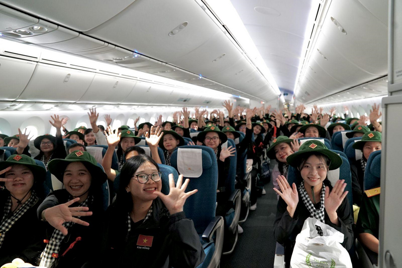 Chuyến bay được khai thác bằng tàu bay thân rộng hiện đại Boeing 787, biểu tượng của đội bay thế hệ mới của Vietnam Airlines.