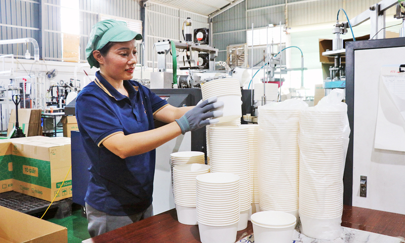 Doanh nghiệp trên địa bàn tỉnh Bắc Ninh hoạt động sản xuất kinh doanh. Ảnh: MH